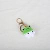 Creative Cute Small Animal Knitting Keychain Pendant Car Bag Decoration Funny Handmade Crochet Doll Ornaments Girls Gifts