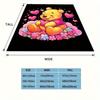 1pc Winnie The Pooh Printing Blanket - Soft, All-Season Throw for Living Room, Bedroom,Personalized Gift with Adorable Cartoon Design