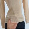 Soft and Delicate ~ Mercerized Wool Knitwear Basic All-Matching Half Turtleneck Women's Autumn and Winter Silm Bottoming Shirt Tops