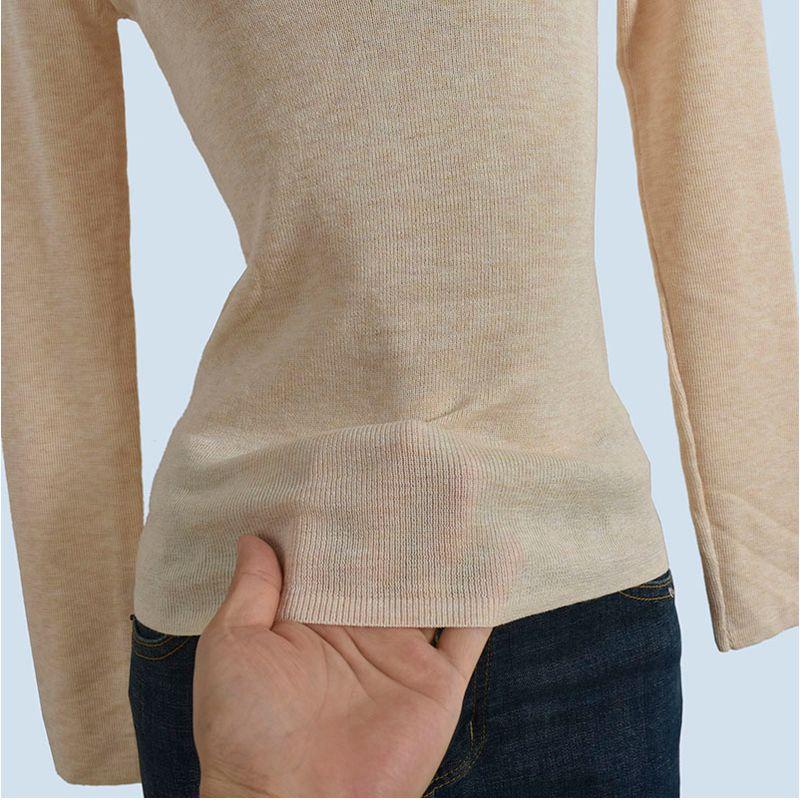 Soft and Delicate ~ Mercerized Wool Knitwear Basic All-Matching Half Turtleneck Women's Autumn and Winter Silm Bottoming Shirt Tops