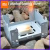Outdoor Tragbarer Festalkohol Brennstoff Faltbarer Ofen Mini Picknickkocher Verzinktes Eisen Campingkocher Kochen Campingausrüstung