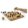Hnefatafl 2 Player Strategy Game with Wooden Game Board for Kids and Adults