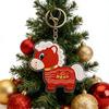 Yousheng 2026 Year of Horse Keychain Pendant Acrylic Red Horse Cartoon Design Metal Ring Key Chain with Happy New Year Blessings Backpack Schoolbag
