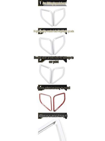 CX-5 Övre luftutsläpp Dekorativ Matt Silver Patch