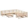 VidaXL Salon de jardin 9 pcs bois de pin massif 3299365