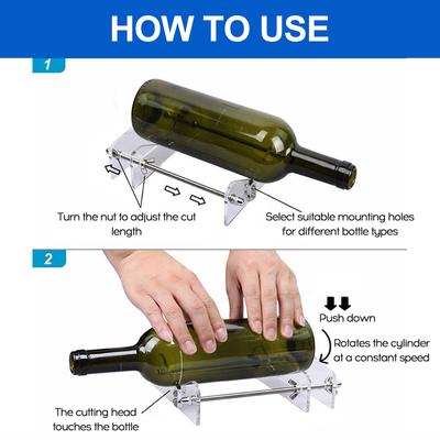 Glass Bottle Cutter DIY Tools for Cutting Round Square Oval Bottles