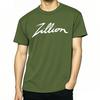 Teeshirt Vintage Everyday Tees Zillion Logo On Black Vintage Minimalist Tshirt Classic Breathable Workout Tshirt