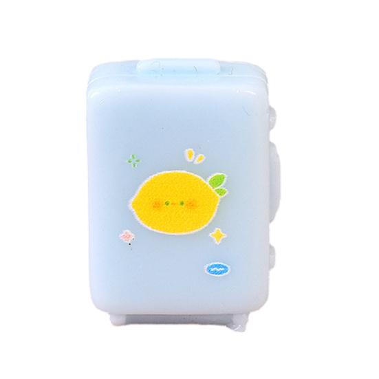 

Miniature Dollhouse Furniture Mini Resin Bed Sofa Cabinet Table Accessories Lemon Style Tiny Pretend Play Props for Fairy Garden Doll House Ornaments I