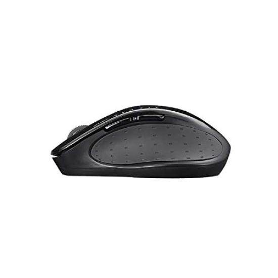 BUFFALO BSMBW518MBK Wireless BlueLED Neo Fit Mouse, Medium Size [USB2.4GHz, 5 Buttons, Black]