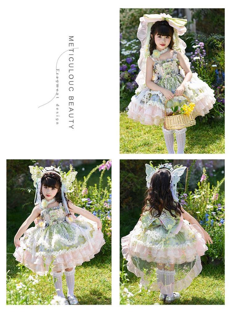 Girls' Wizard of Oz Lolita Princess Dress - 26 New Summer Styles, Puffy Forest Gown for Birthdays