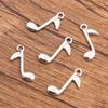10pcs Musical Note Pendant Piano Guitar Microphone Speaker Suona Music Equipment Alloy Jewelry Accessories