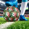 Mexico Footbal Printed Size 5 Soccer Ball Wear Resistant Standard Adult Training Football Fan Gift for Indoor Outdoor Match Sports