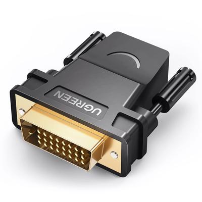 UGREEN HDMI To DVI Converter Male To Bidirectional Gold Plated Adapter, Female, DVI-D 24+1 Transmission, 1080P, (DVI-D 24+1)