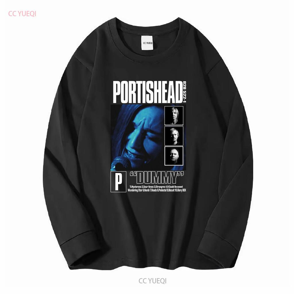 Portishead Dummy Vintage 90s T Shirt Rock Trip hop Band long or short sleeves vintage Washed Casual Slightly Comfortable
