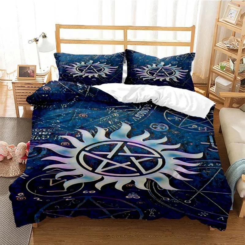Supernatural 3D Printed Duvet Cover Set Twin Full Queen King Size Bedding Set Bed Linens Bedclothes Comforter Bedding Sets
