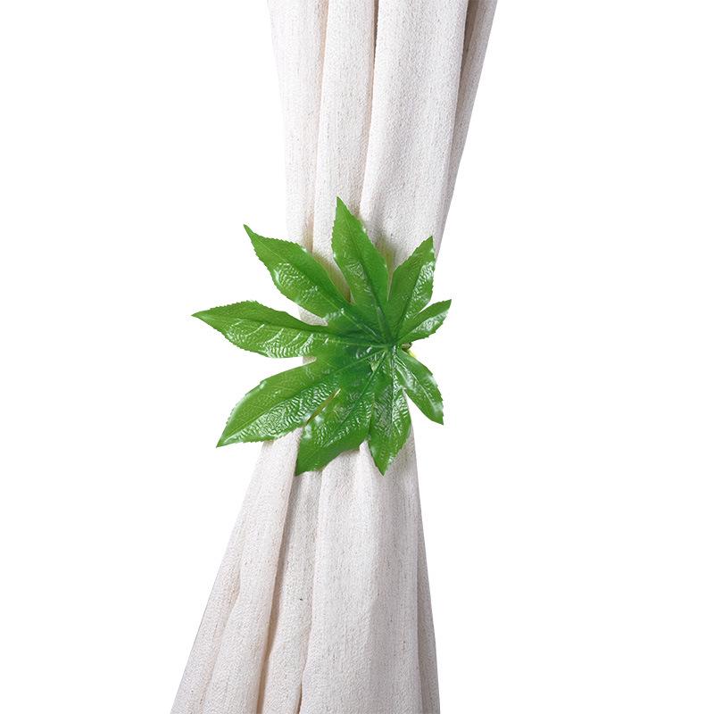 Nordic Plant-Inspired Curtain Tiebacks - Decorative Clips & Straps for Home Windows