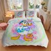 3pcs Good Friends Daisy Donald Duck Bedding Set 1 Soft Quilt Cover + 2 Pillowcases, Machine Washable Suitable for All Seasons B029