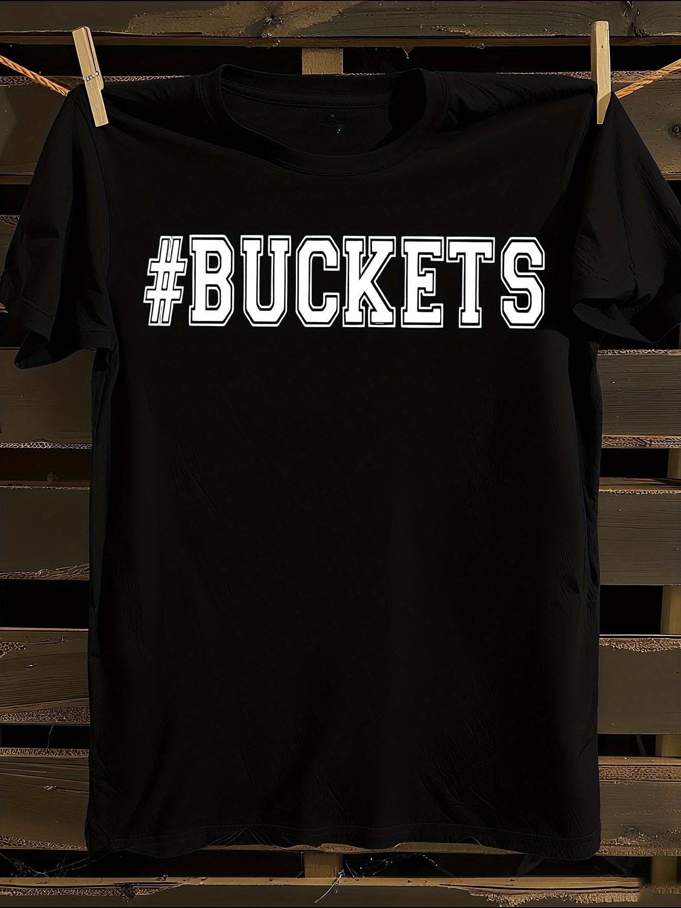 #BUCKETS Basketball Graphic T-shirt XXXXL