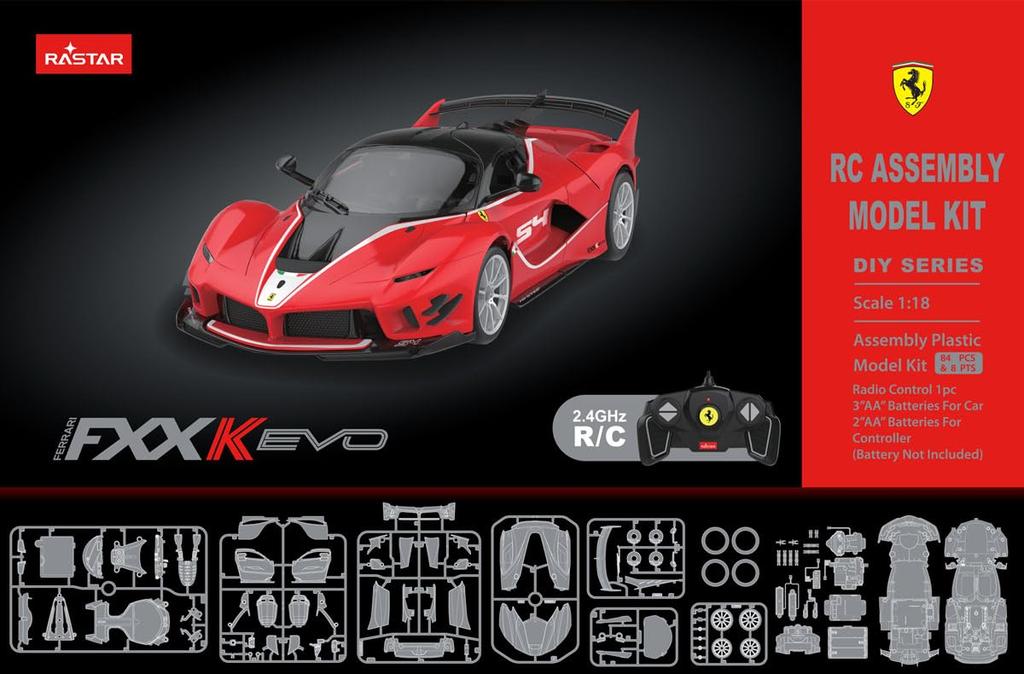 Doyusha Luster 1/18 Ferrari FXX-K EVO Plastic Model Kit R/C (Car)