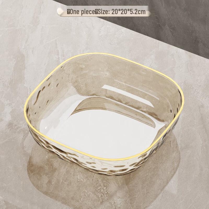 ZISIZ Silver White Fruit & Snack Plate Set