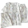 Doll Collar Lace Mikko Pajamas Women'S Summer Cloud Cotton Loungewear Short Sleeve Three-Piece Set