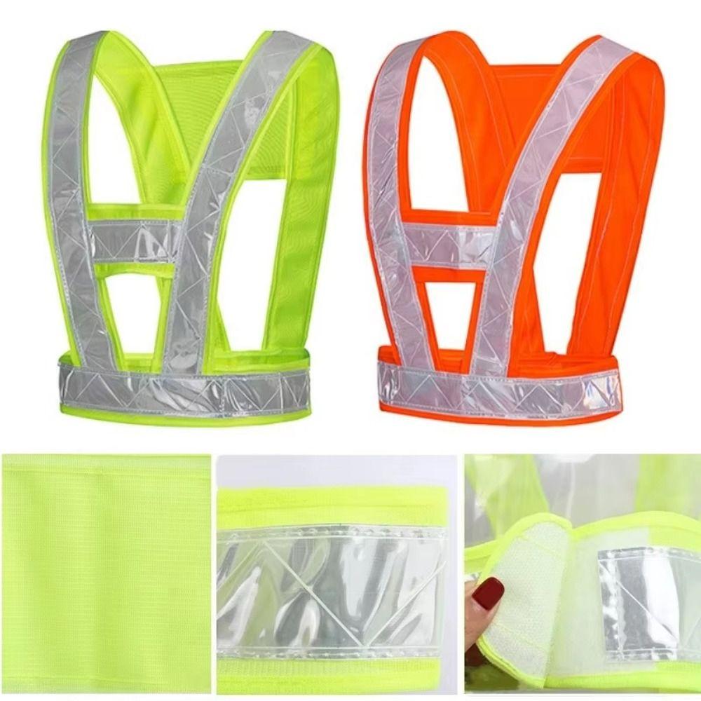 Breathable Reflective Safety Vest Night Riding Vests For Outdoor Running and Cycling