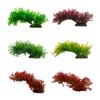 Plastic Water Plants for Aquarium Realistic Artificial Plants Grass Ornaments 5 Inch High Fish for Tank Decorations