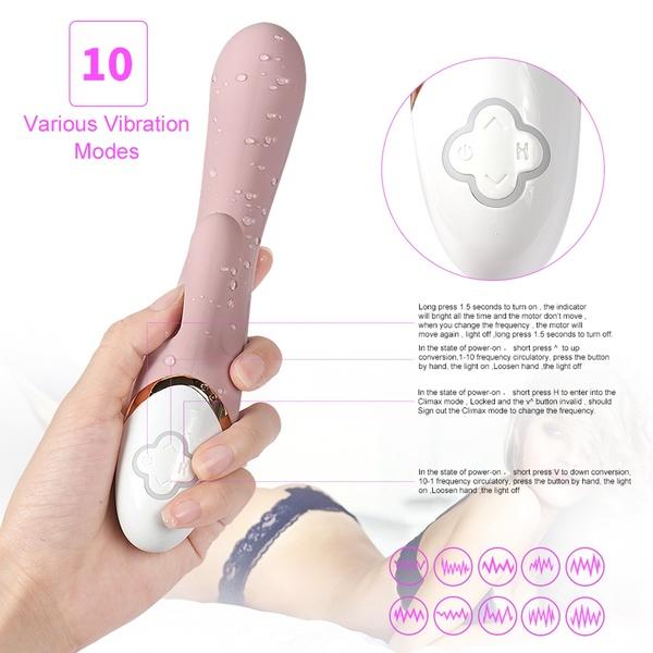 Silicone Wireless G-spot Massage Frequency Conversion Av Vibrator Female Clitoris Stimulator Masturbator Vibrators for Women