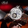 HAOFA Tourbillon Watch Roman Dial Mechanical Manual Winding Retro Luxury Stylish Sapphire Glass Popular Waterproof Men's Men's
