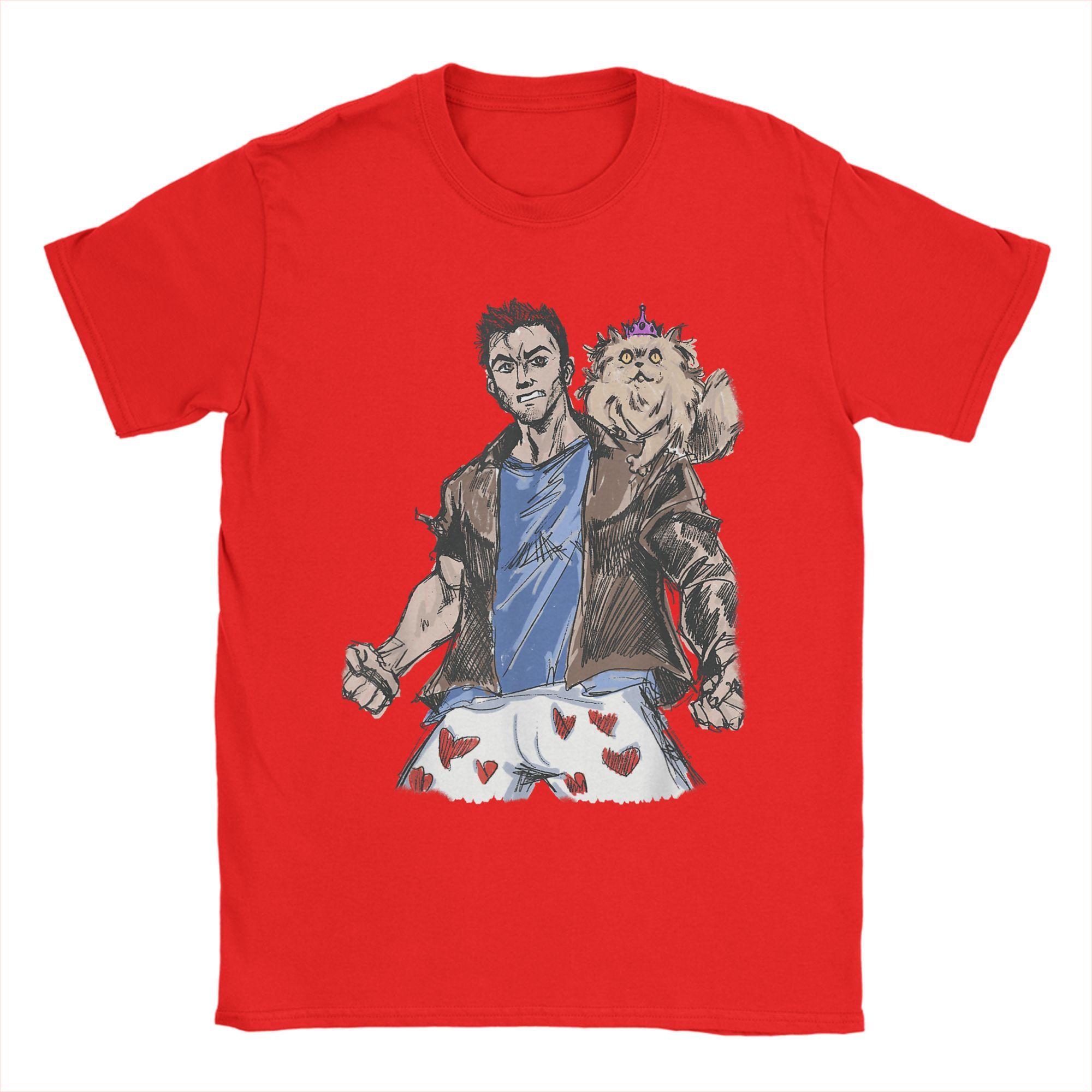 Dungeon Crawler Carl T-Shirt Men Crewneck Cotton T Shirts  Short Sleeve Tee Shirt New Arrival Clothing S