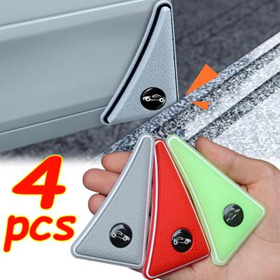 Universal Car Door Triangle PVC Crash Sticker High Adhesive Anti-knock Anti-scratch Bumper Protection Stickers Car Accessories