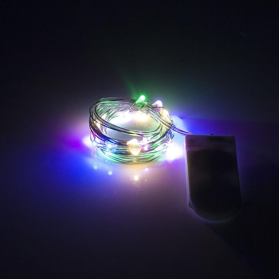 Pachet 6 10/20 LED Baterie Micro Sârmă de Orez Cupru Fairy String Lights Decor de petrecere