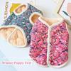 Fashion Puppy Vest Cute Thickened Pet Dog Clothes Pet Supplies Floral Prints Teddy Bear Coat Winter Gift