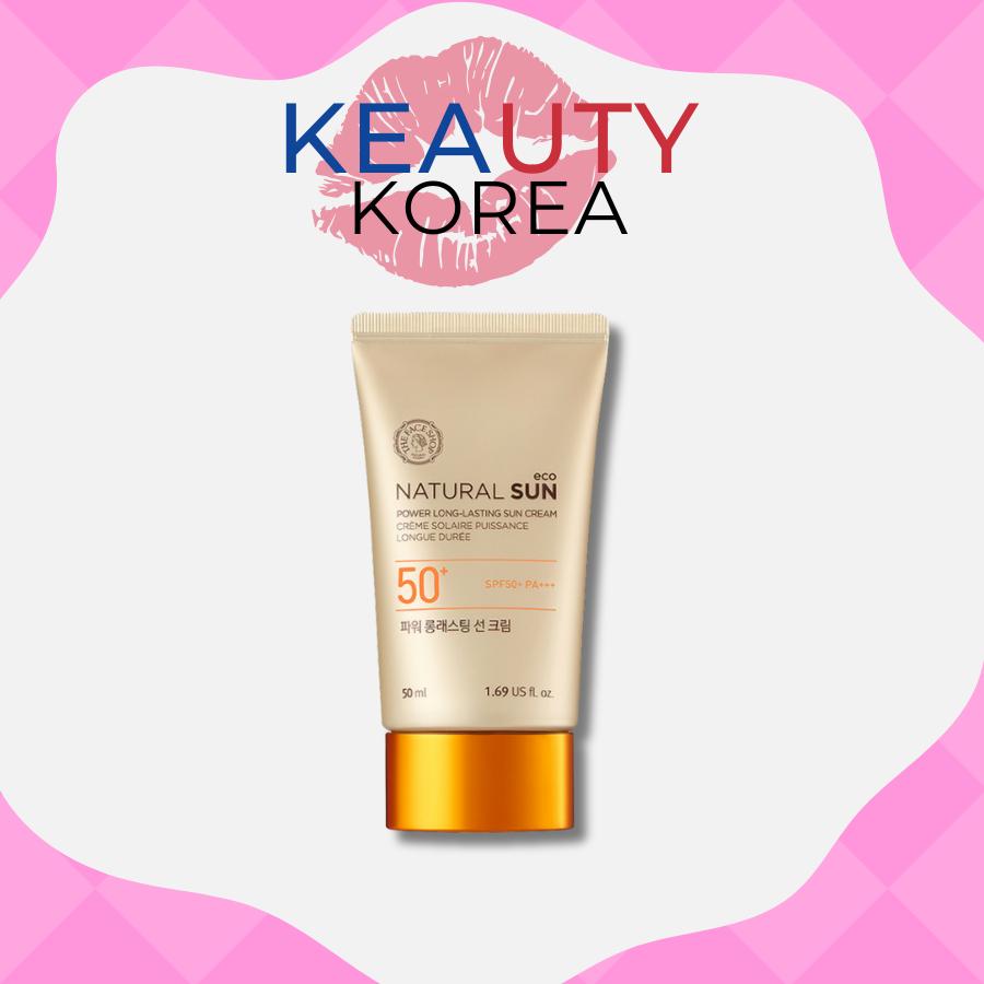 The Face Shop Natural Sun Power Long-Lasting Sun Cream, 50ml