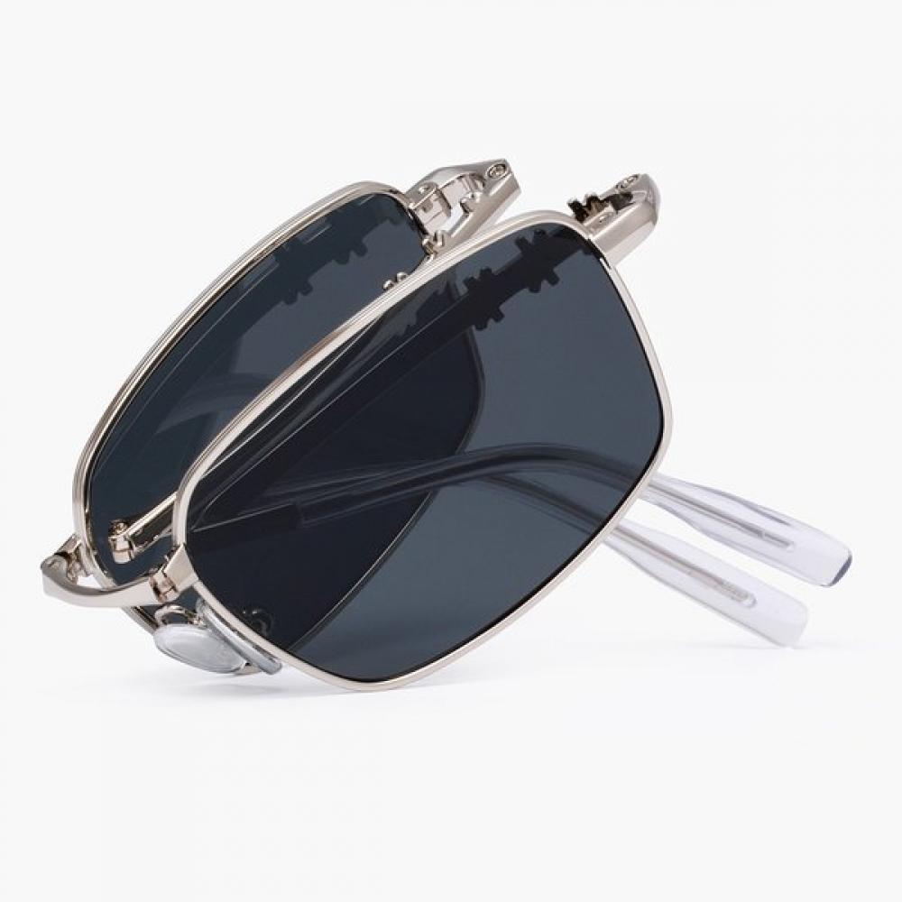 RECLOW Stainless Folding Sunglasses Black Amon F