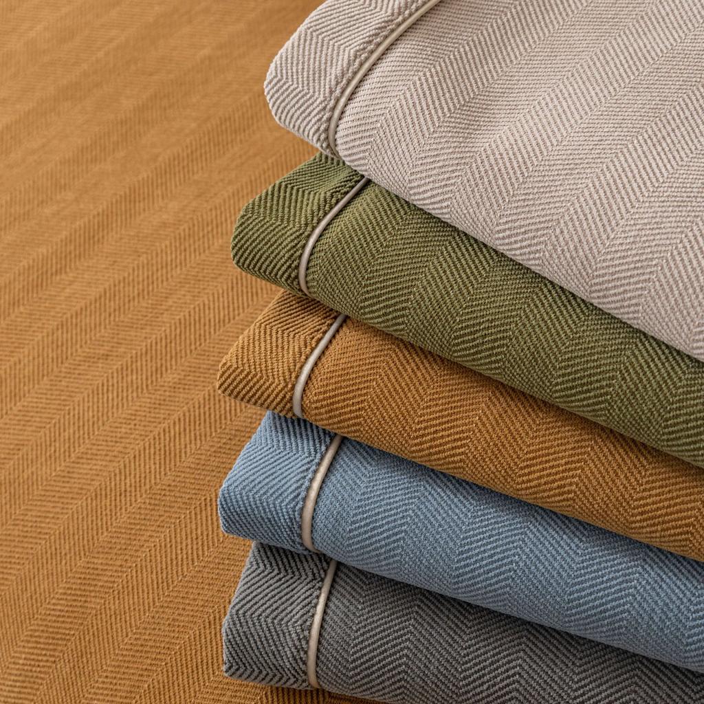 Vier Jahreszeiten Universal Chenille Stoff Einfarbig Fischgrätgestreift Sofakissen Modern Schlicht Rutschfest Sofakissen Handtuch