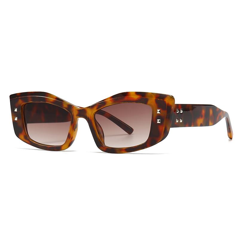 Foreign Trade Cross-Border Popular Sunglasses for Men with Rice Nails European and American Street Photography Ins Popular Model