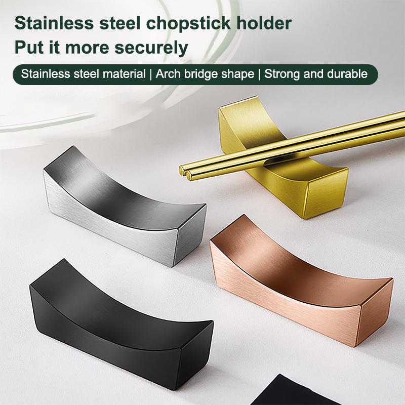 1 Stück 304 Edelstahl Messer Gabel Löffel Besteckhalter Japanische Essstäbchenablage Essstäbchenhalter Geschirrgestell Küche