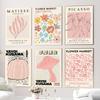 Yayoi Kusama Matisse Picasso Flower Market Wall Art Poster Prints Abstract Canvas Painting Pictures for Modern Room Home Decor