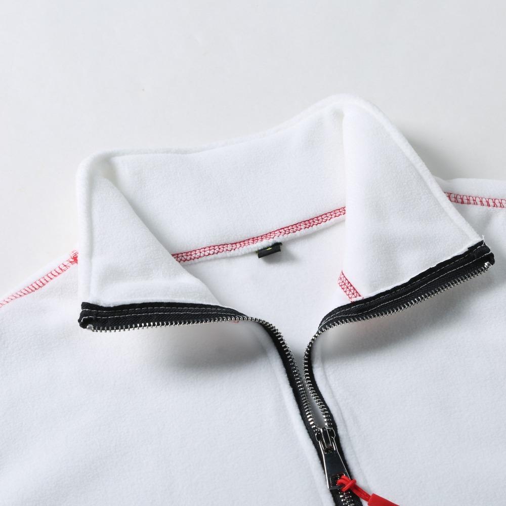 Pánské fleecové zimní teplé kabáty se stojáčkem a zipem 2024, venkovní sportovní kabáty, svetr, pánské ležérní oblečení