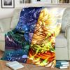 Dragon Ball! Warm Comfortable Print Blanket Flannel for Bedrooms, Sofas, Beds, Chairs, Picnics, Travel