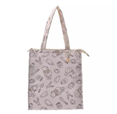 Disney Winnie the Pooh Cool Tote Cooler Bag with Charm Japan NEW Disney Store