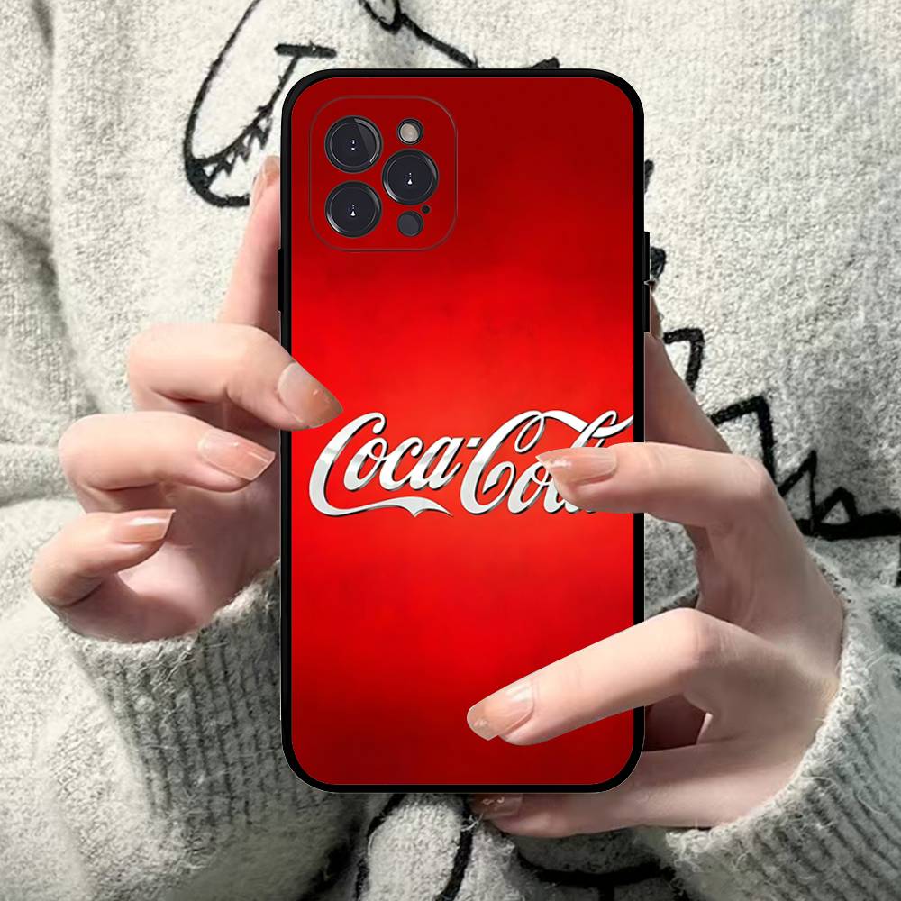 

Retro C-Coca C-cola Phone Case For Iphone 17 16 15 16e 14 13 12 11 Pro Max Plus Case Cover Coque iPhone 15pro max