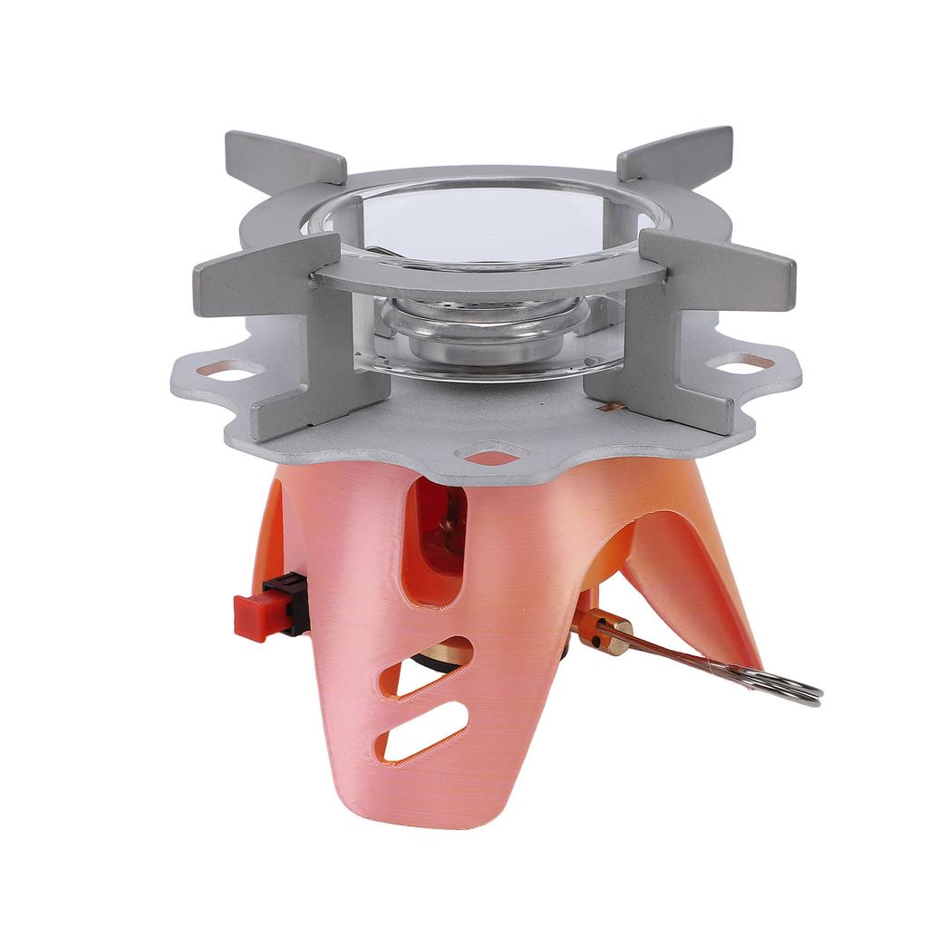 Backpacking Stove Multifunctional Windproof Camp Gas Stove with Piezo Ignition for Picnic Travel