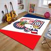 1 Stück Fußballmannschaft (66) Design Bedruckter Teppich für Schlafzimmer Wohnzimmer Heimdekoration Teppiche Matte Rutschfeste Matte Teppich für das Bett