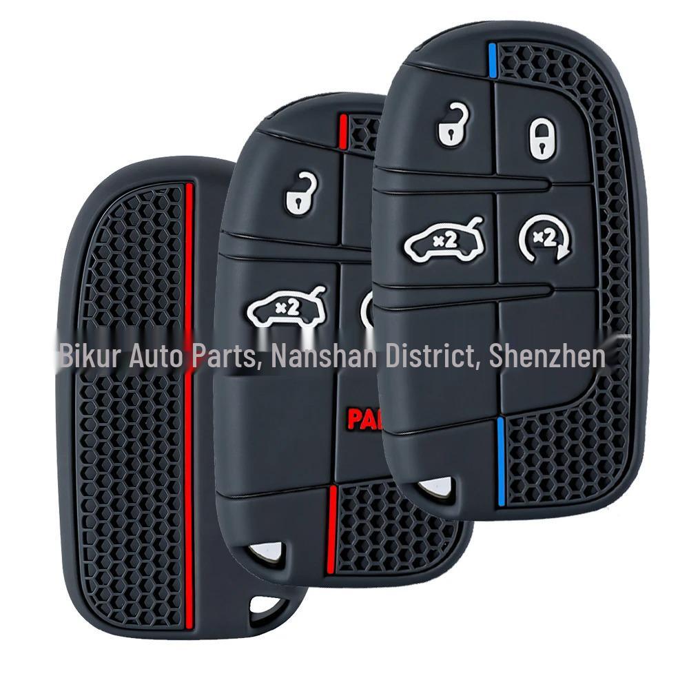 Silicone Smart Key Cover for Fiat, Dodge RAM, Jeep Grand Cherokee, Chrysler