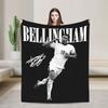 Bellinghams Knitted Blanket Soccer Football Fuzzy Throw Blankets Summer Air Conditioning Printed UltraSoft Warm Bedspread