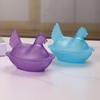 Yousheng Chicken Shaped Candy Dish Hen On Nest Glass Candy Bowl with Lid Farmhouse Egg Tray Dessert Plate Snack Bowl for Party Treats Home Tabletop