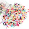 1000pcs/lot 4mm Acrylic Beads Mini Round  Color Spacer Seed Bead for Making DIY Jewelry Bracelet Necklace Handcraft Accessories