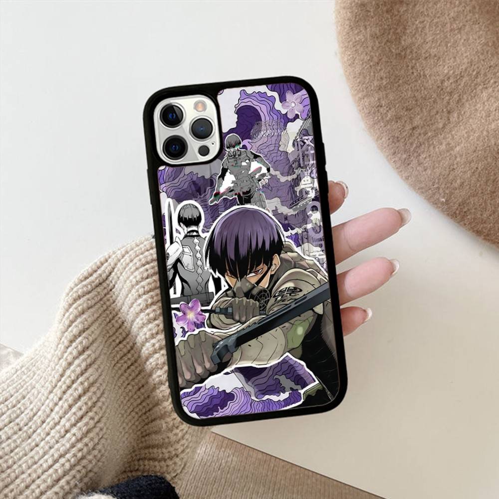 Klassische Anime K-kaiju No8 Handyhülle Für IPhone 17 16 15 14 13 Plus 12 11 Pro Max PC+TPU Hüllen Rückabdeckung